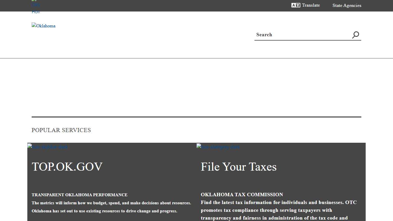 Oklahoma.gov Home
