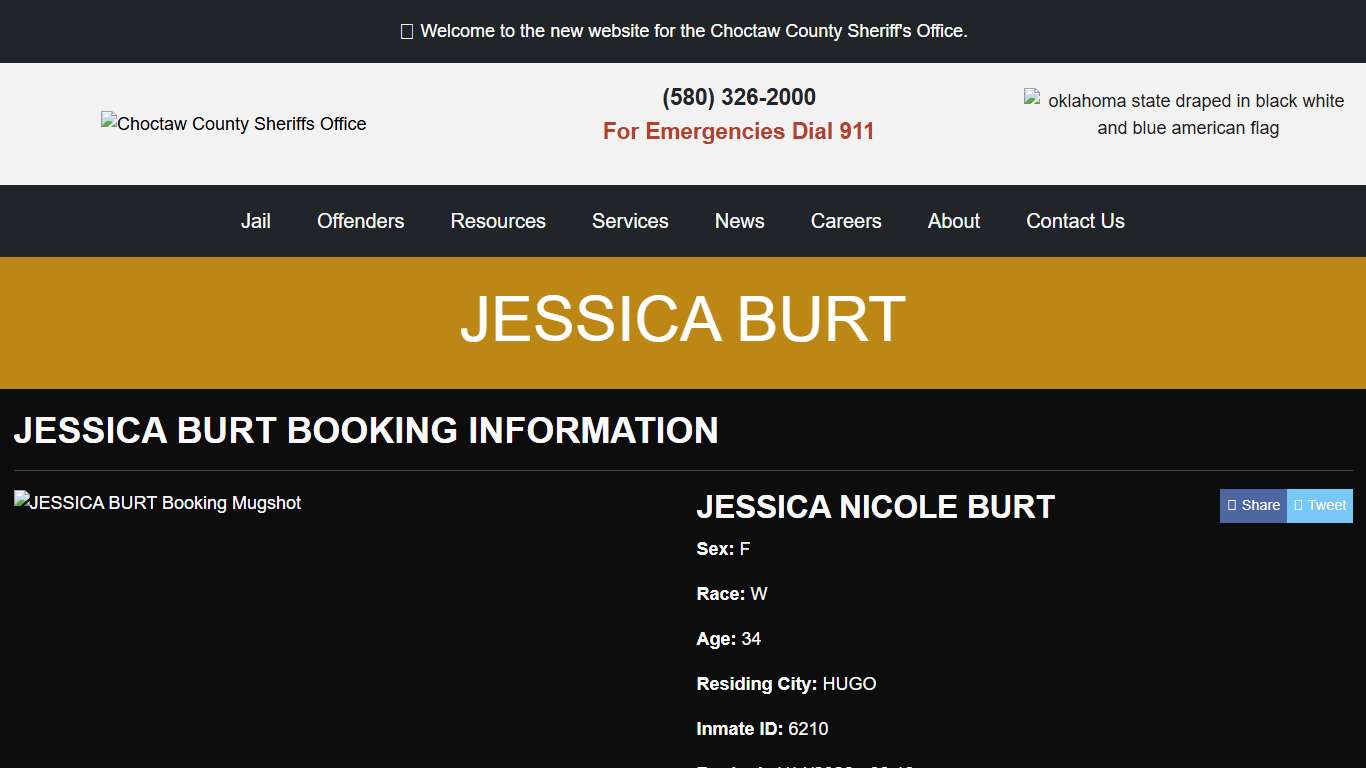 JESSICA BURT - Choctaw County Sheriff's Office